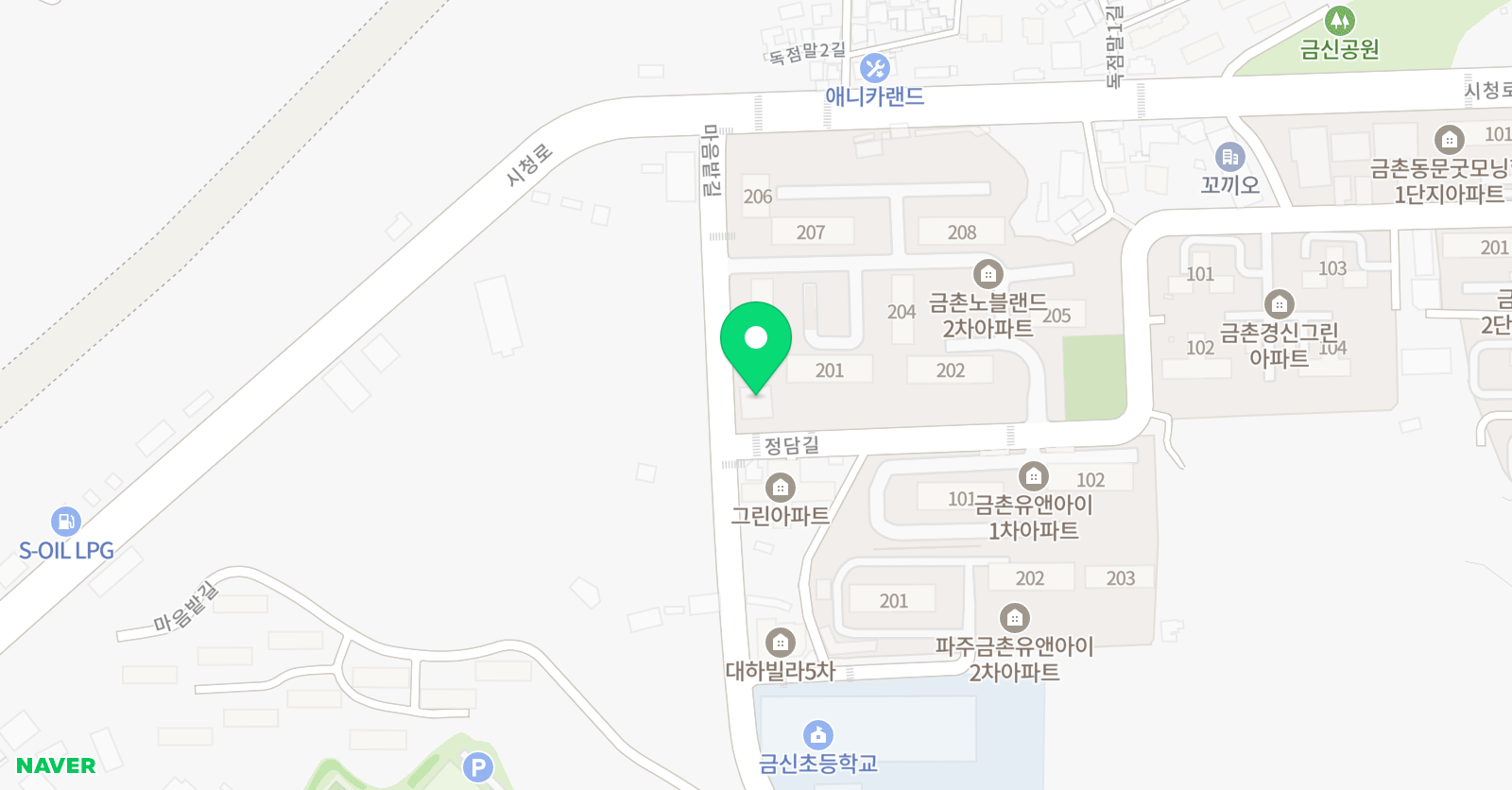 유진 음악학원 위치