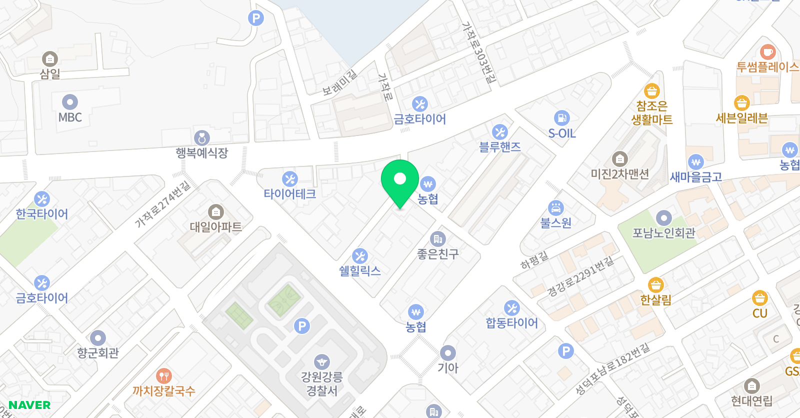 수 학원 위치