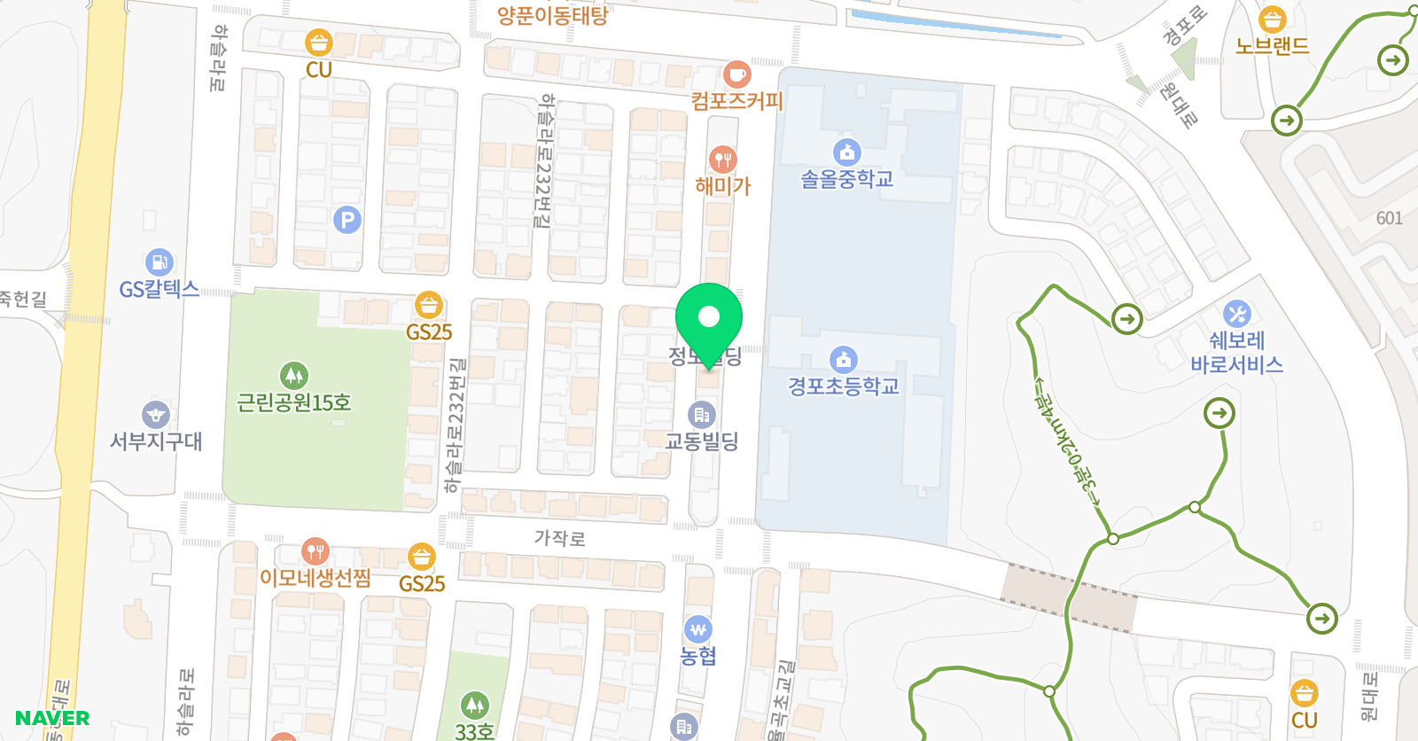 CNSEducation 수학학원 위치