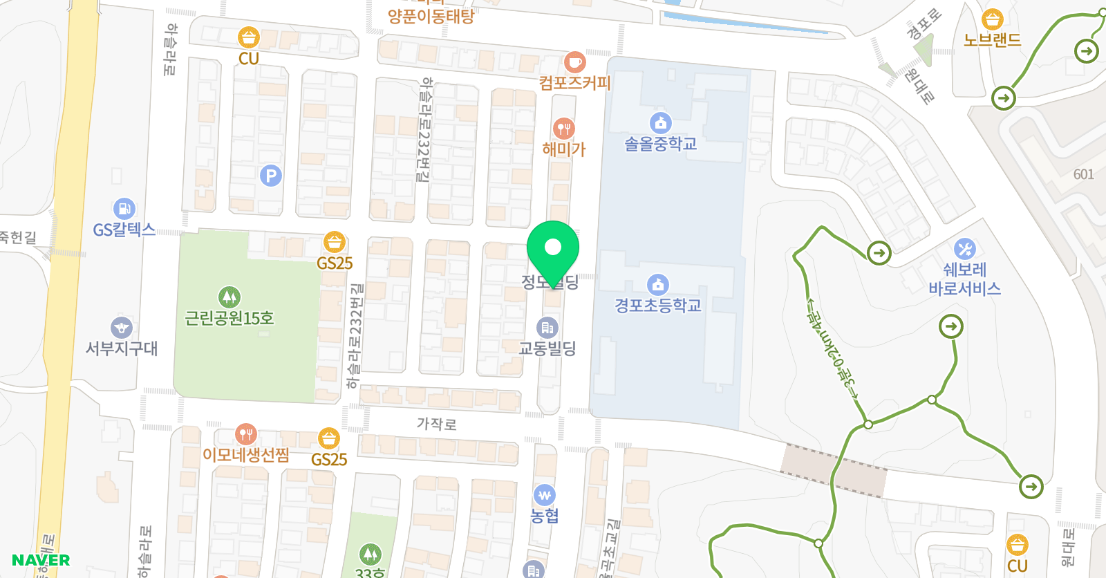 태미피아노불피아노교습소 위치