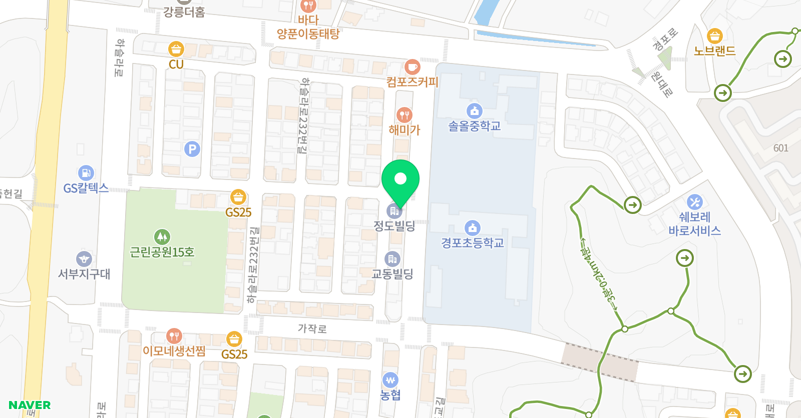 이투엠 영수학원 위치