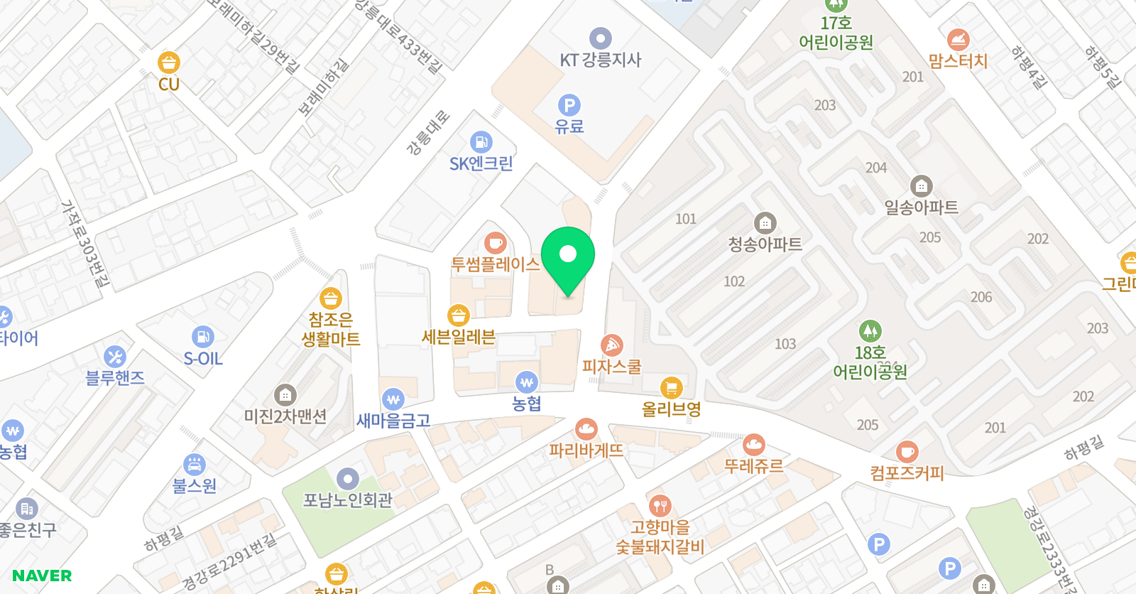 와와 영수학원 위치