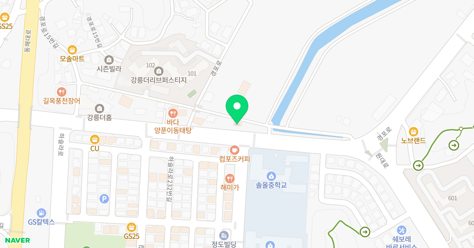 EiE 고려대 어학원 강릉교동캠퍼스 위치