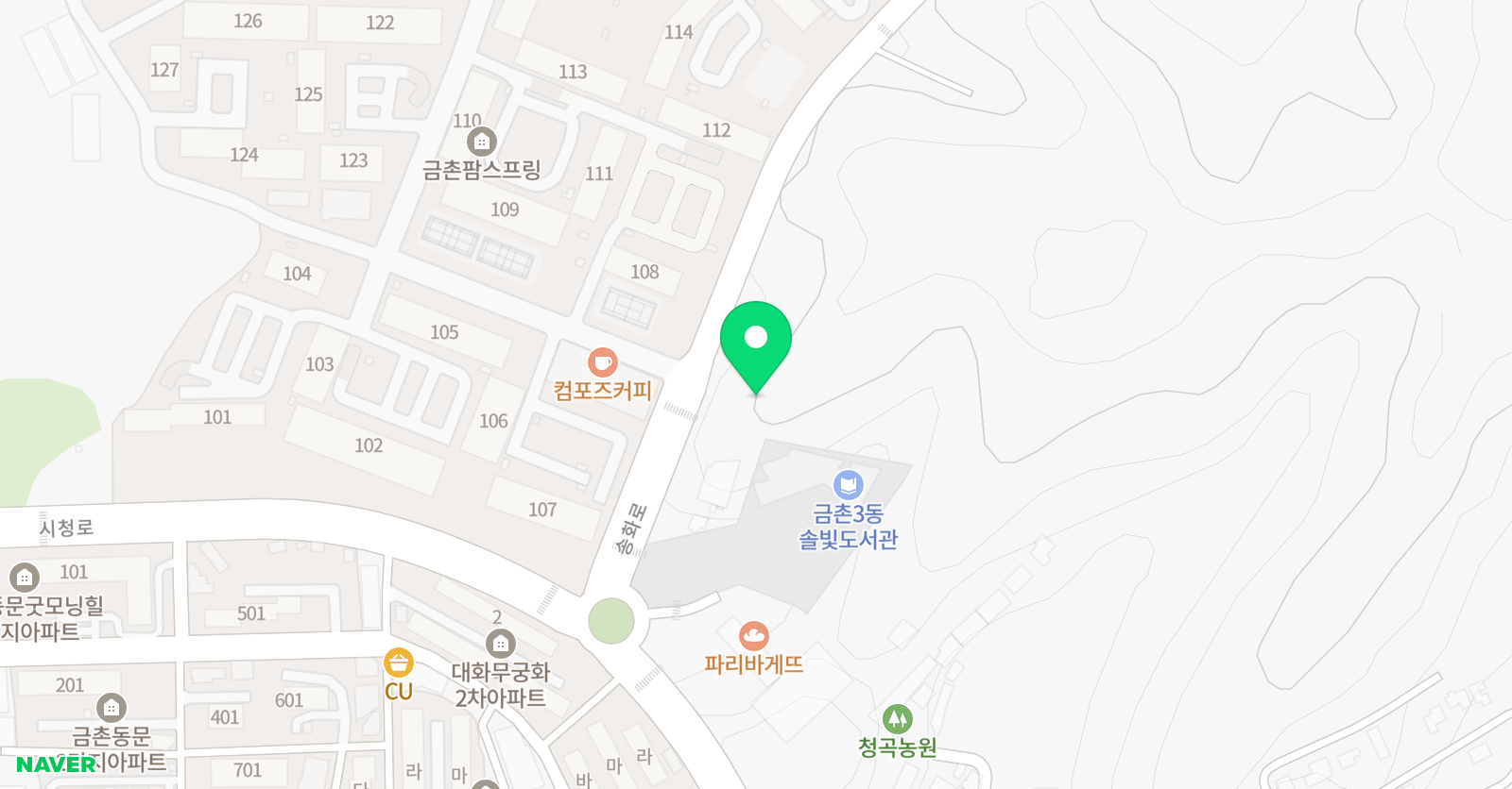 해광 태권도장 위치