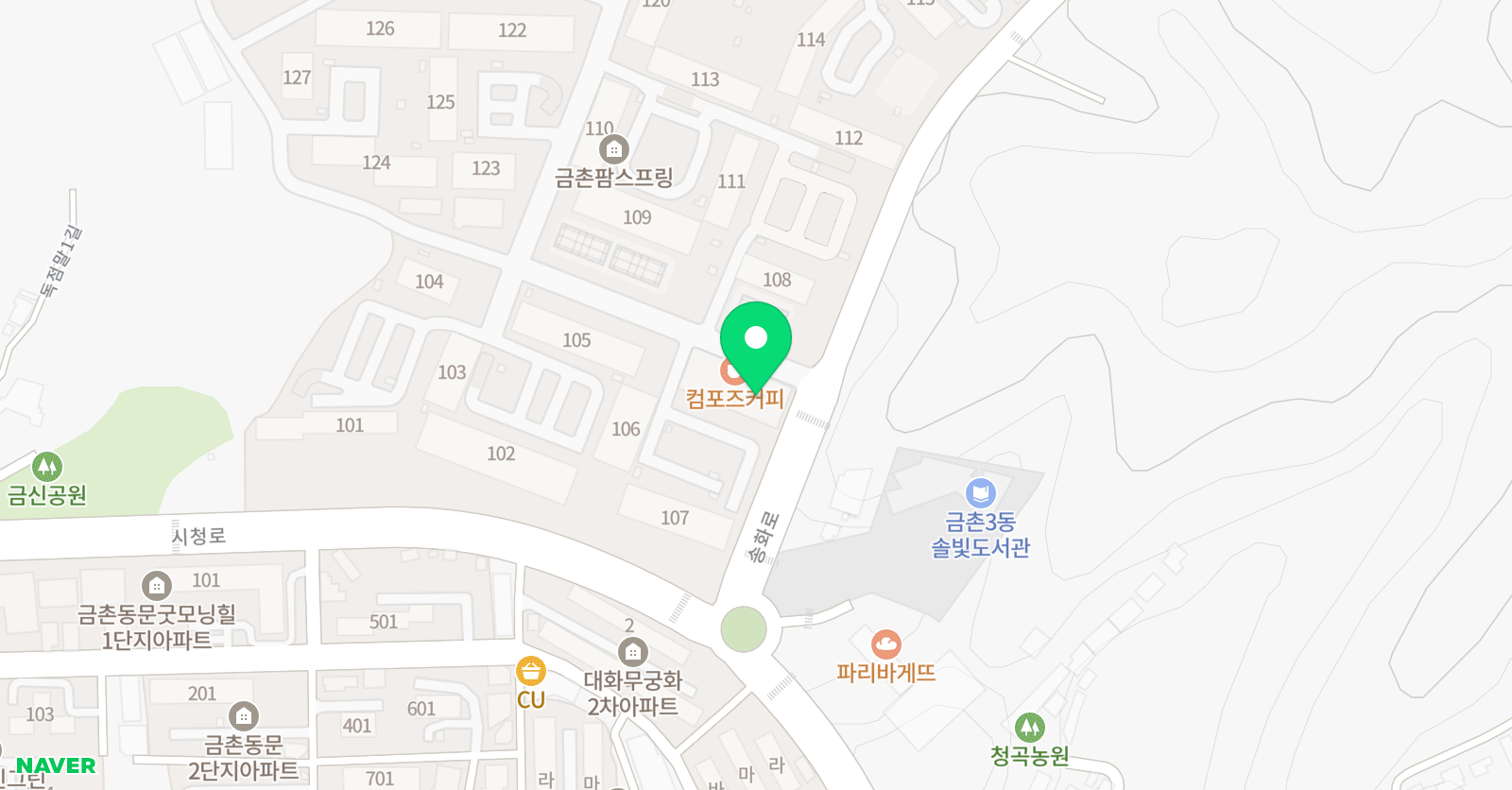 상무 태권도교육관 위치