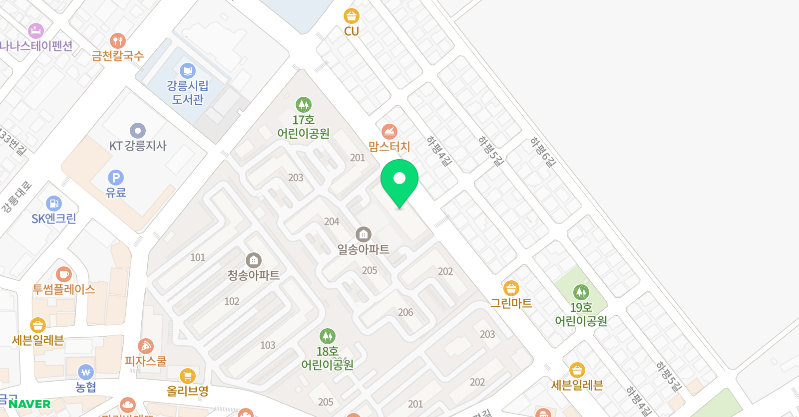 용인대 태권도장 위치