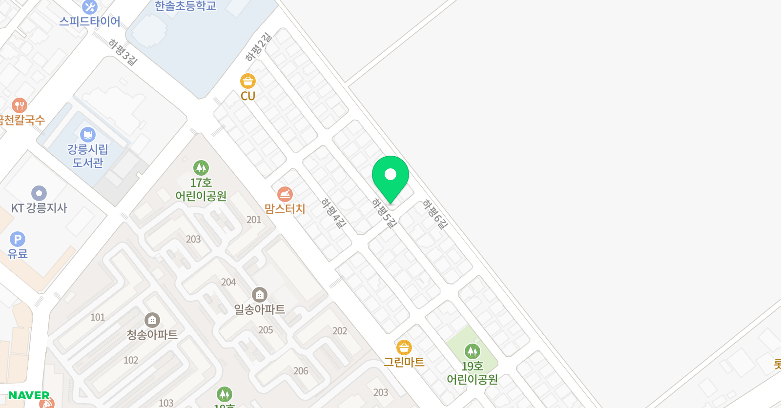 매쓰랩 수학학원 포남점 위치