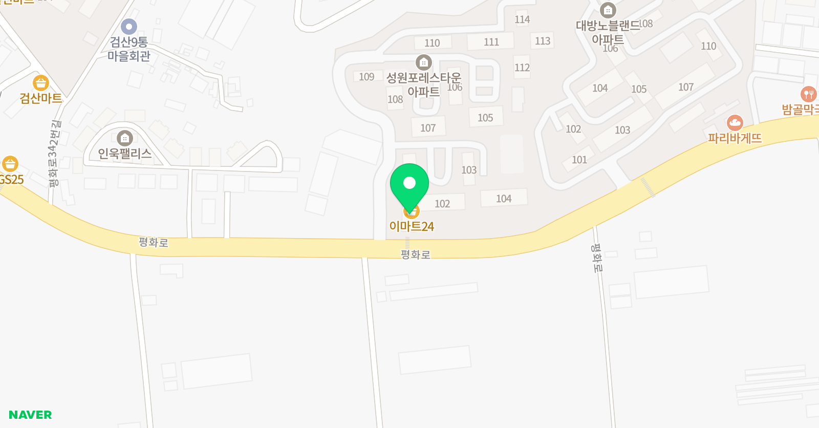 놀작마이아트 미술앳홈 파주또랑 위치