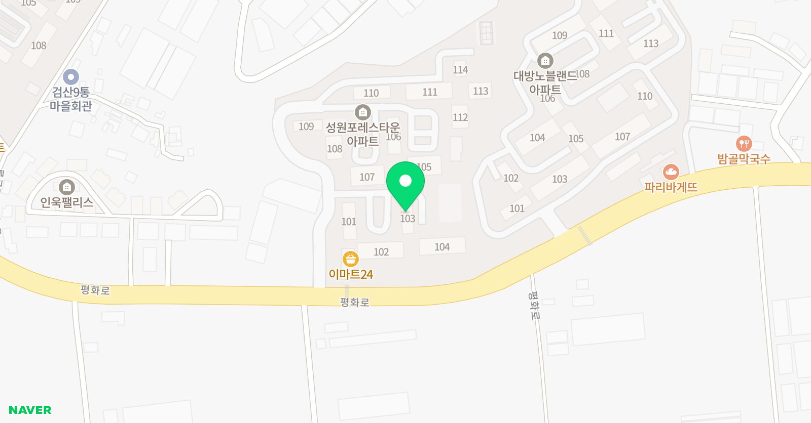 김쌤 공부방 위치