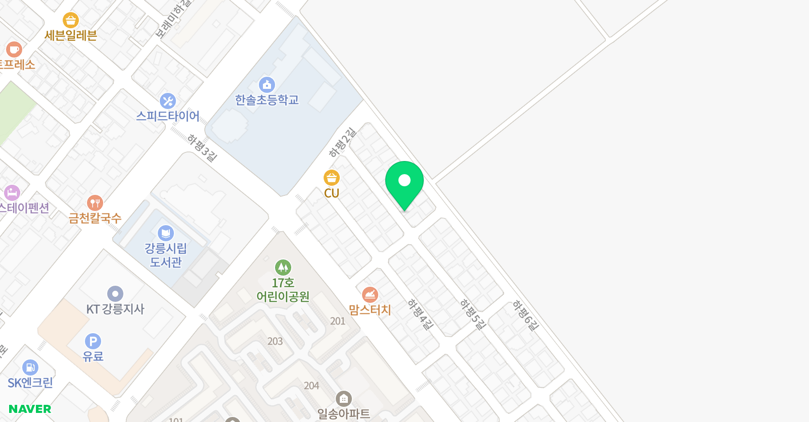 뮤직톡 음악학원 위치