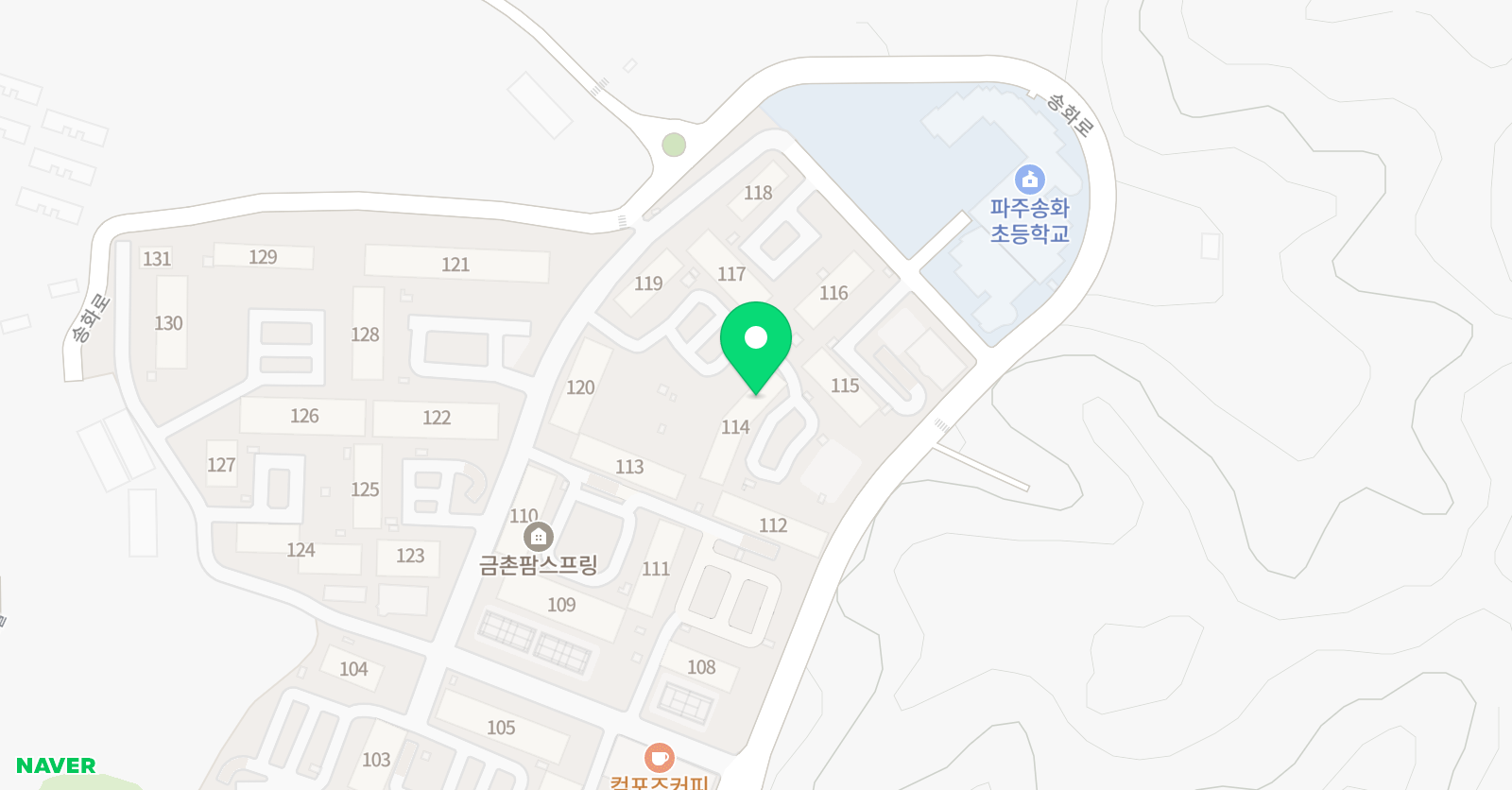 삼성 영어 송화초교실 위치