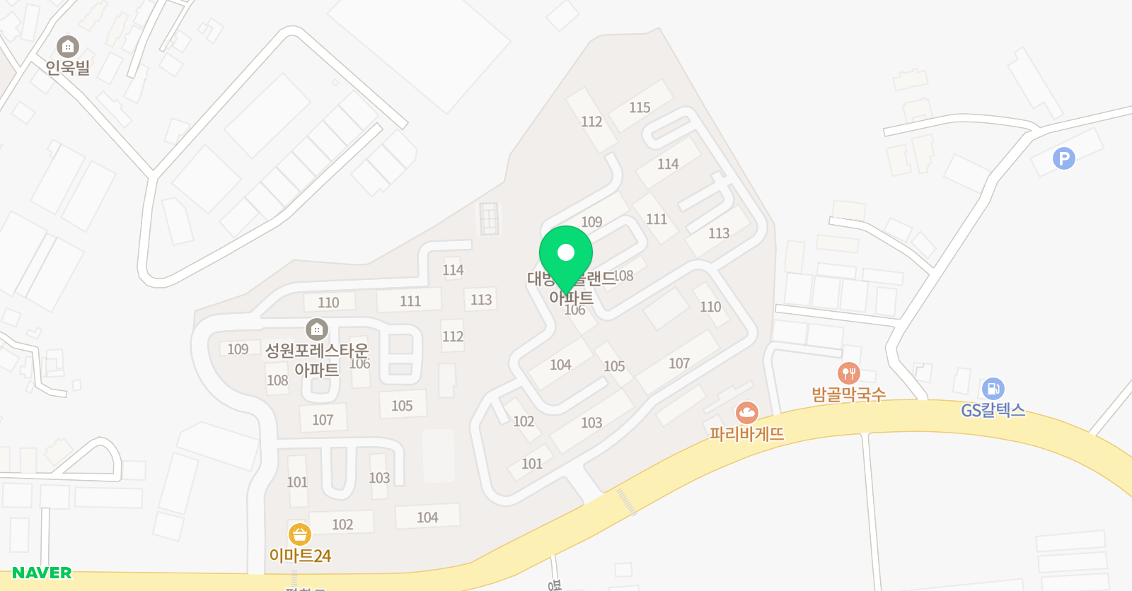 송창헌의 중고등 영어 수학교실 위치