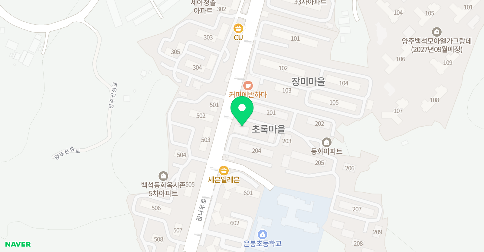 한울 태권도 위치