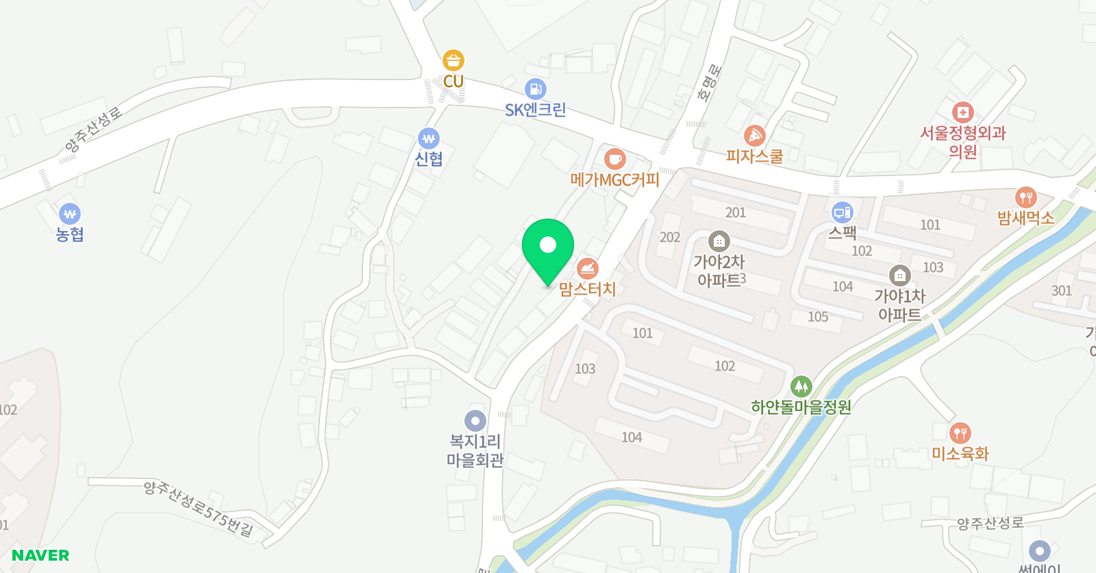 용인대 청룡 태권도 위치