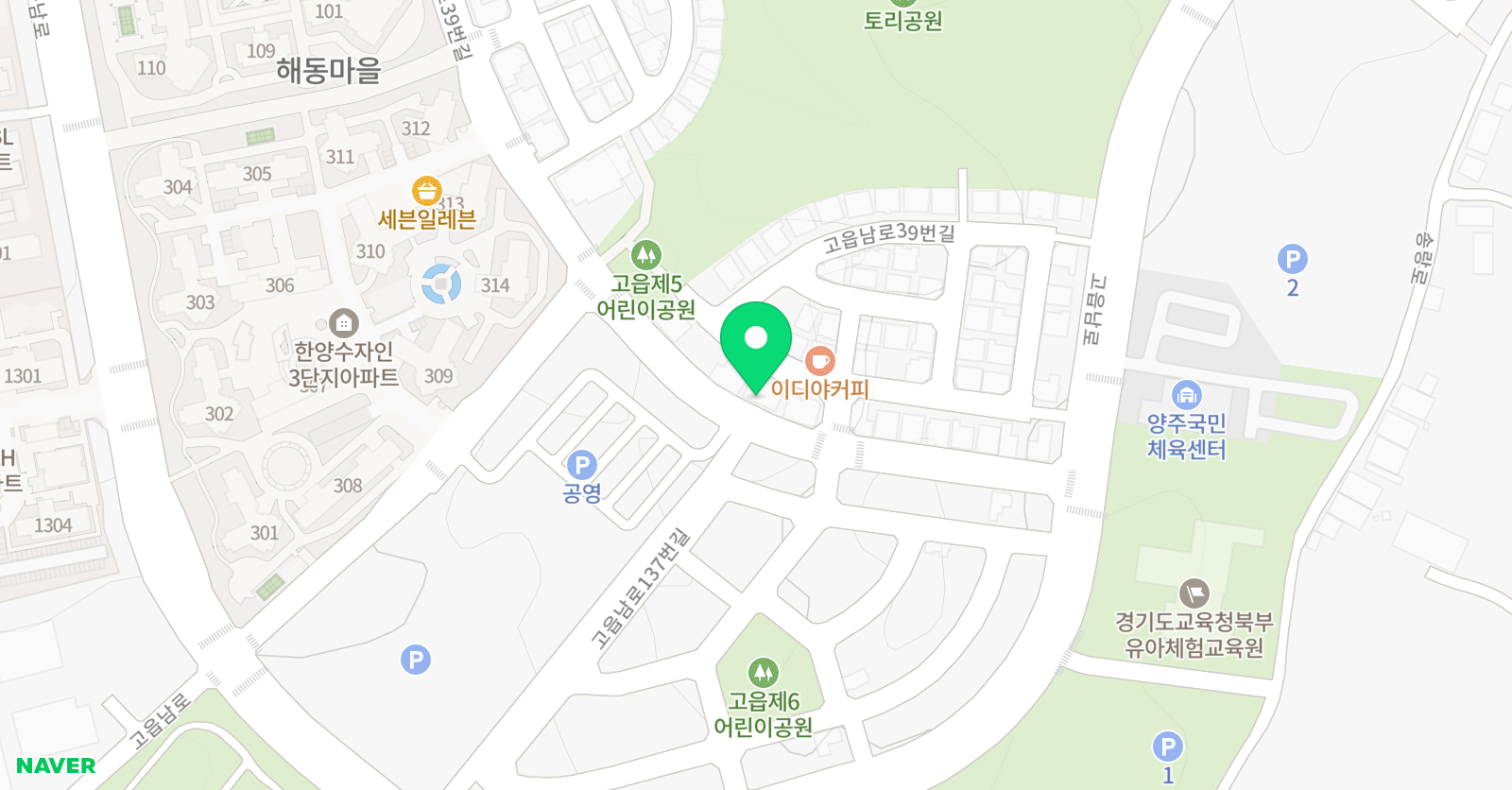 꿈꾸는 음악학원 위치