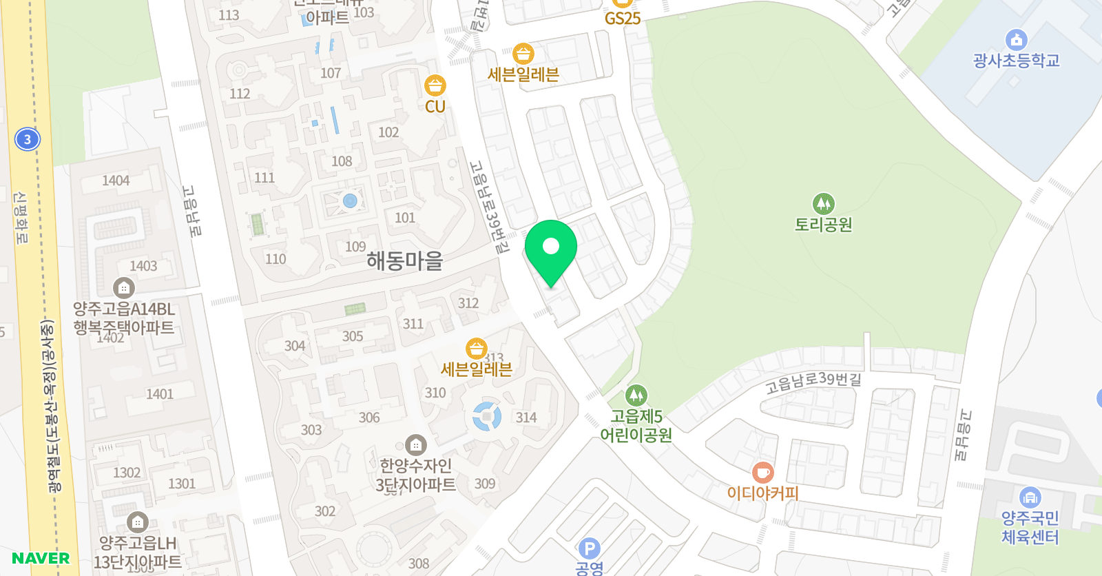 와이엠 영수학원 위치