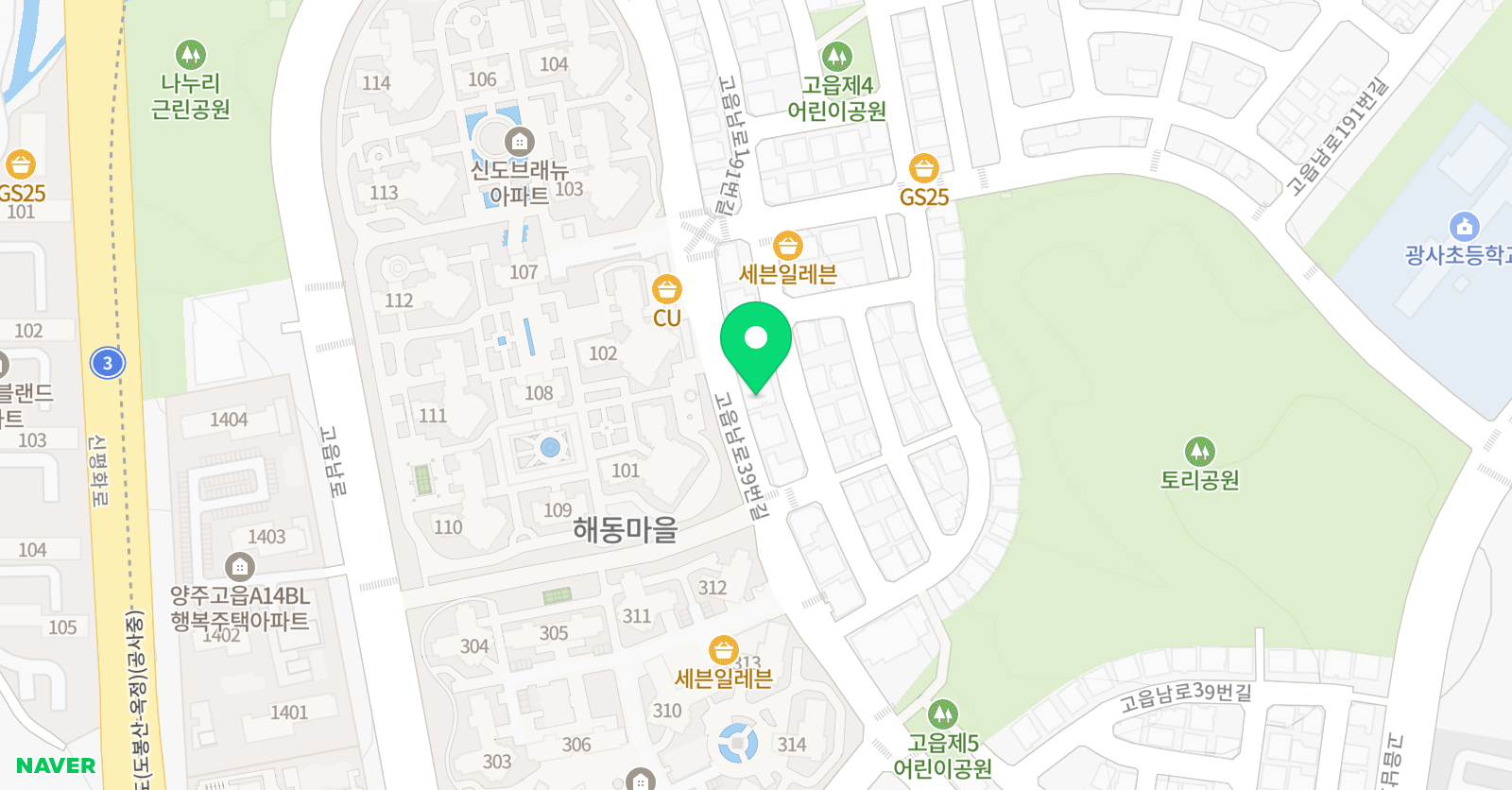 달실 용음악학원 위치