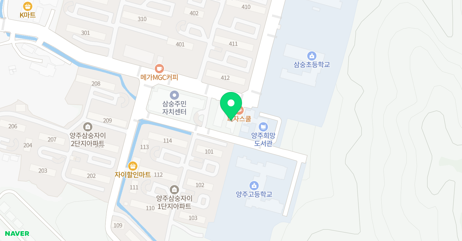 유별난 수학전문학원 위치