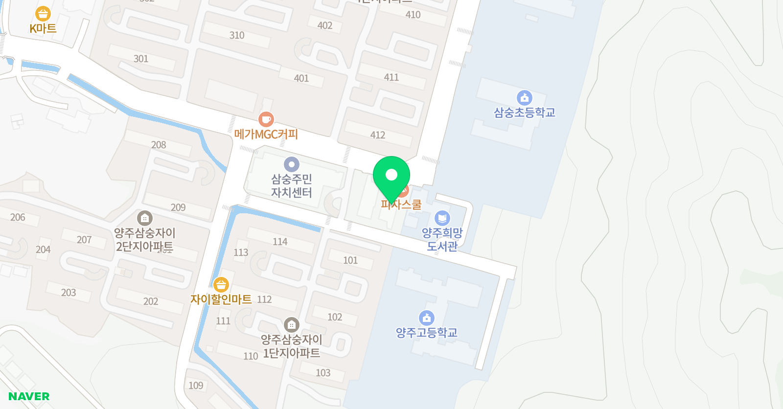 더샾 음악학원 위치