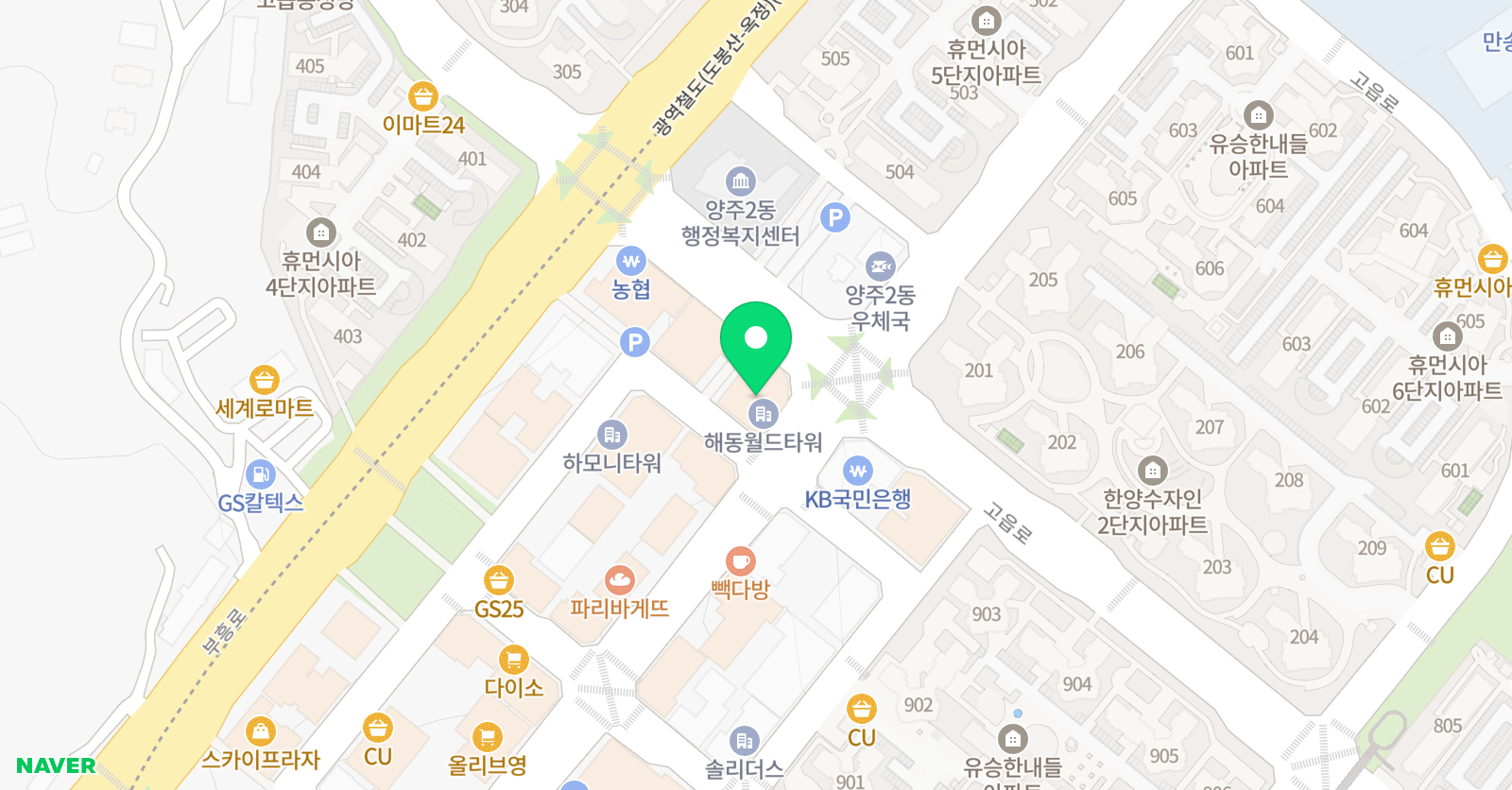 일품 학원 고읍관 위치
