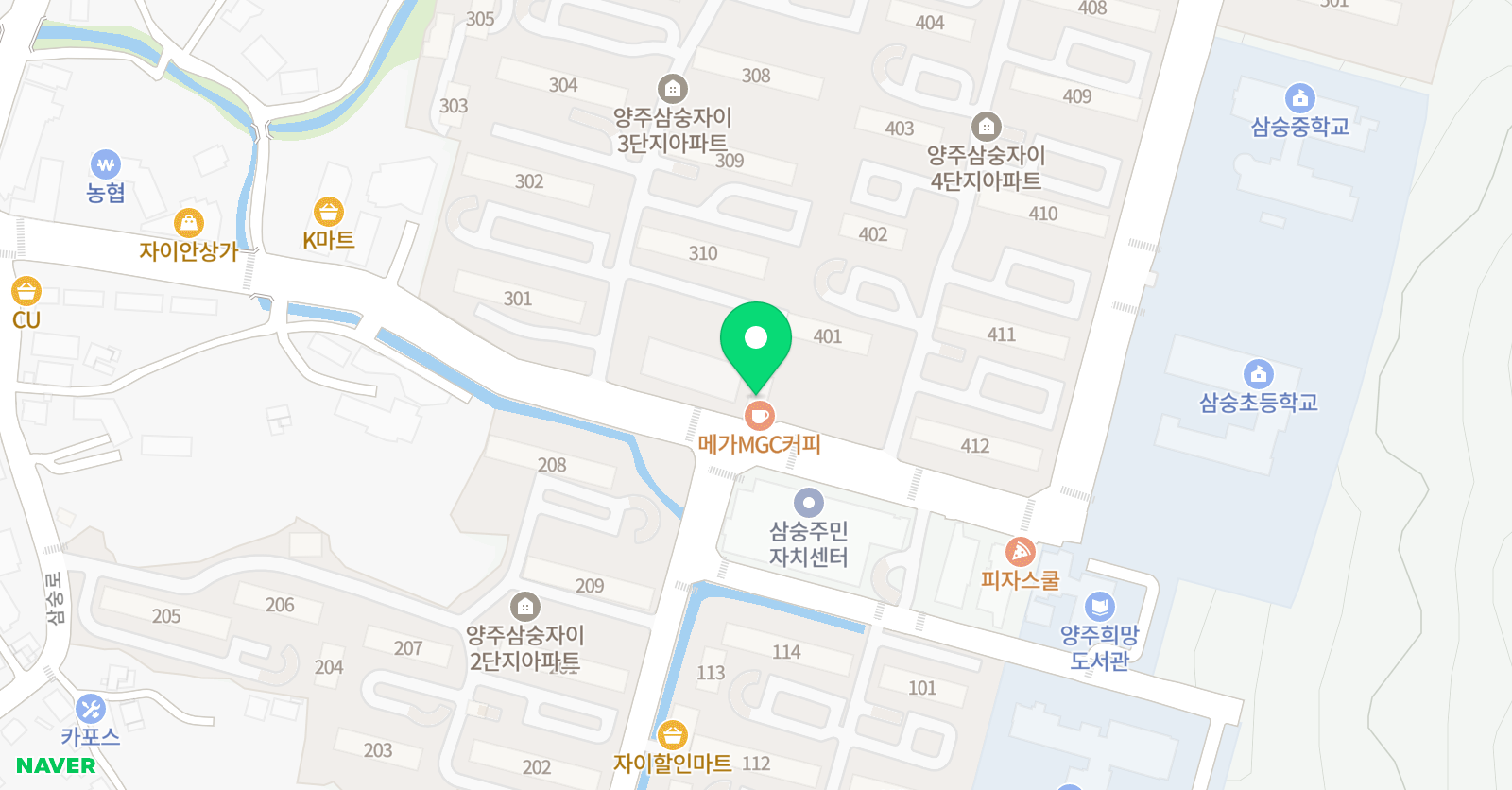 수학터치 학원 위치