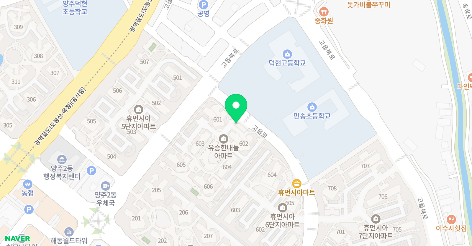 아하바 음악학원 위치