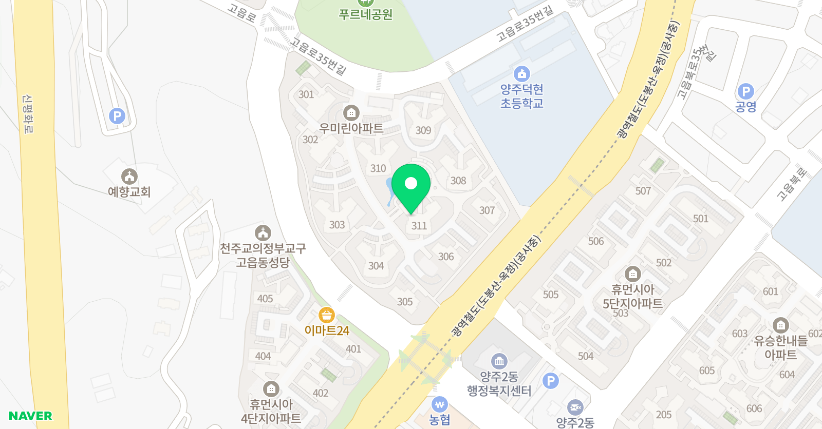미래엔 수학 양주우미린교실 위치