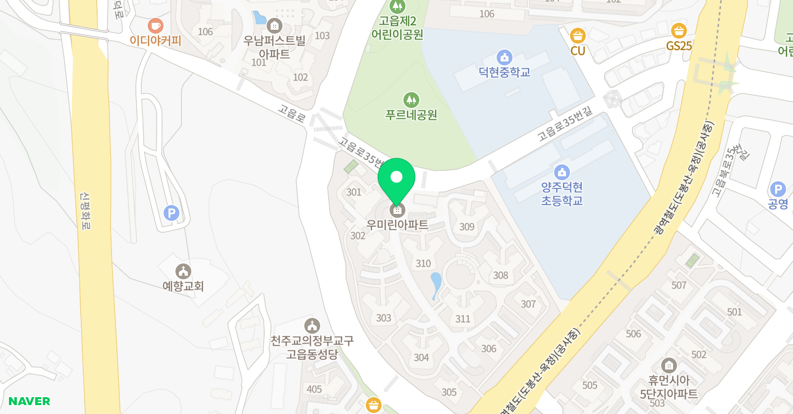 예그랑 음악학원 위치