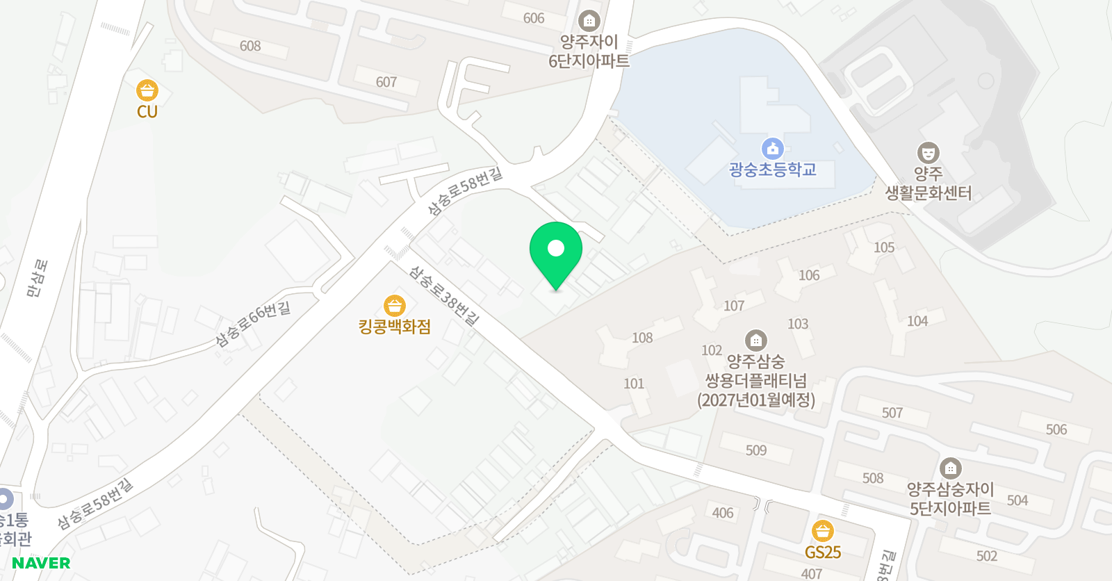 지앤 실용음악 댄스학원 위치
