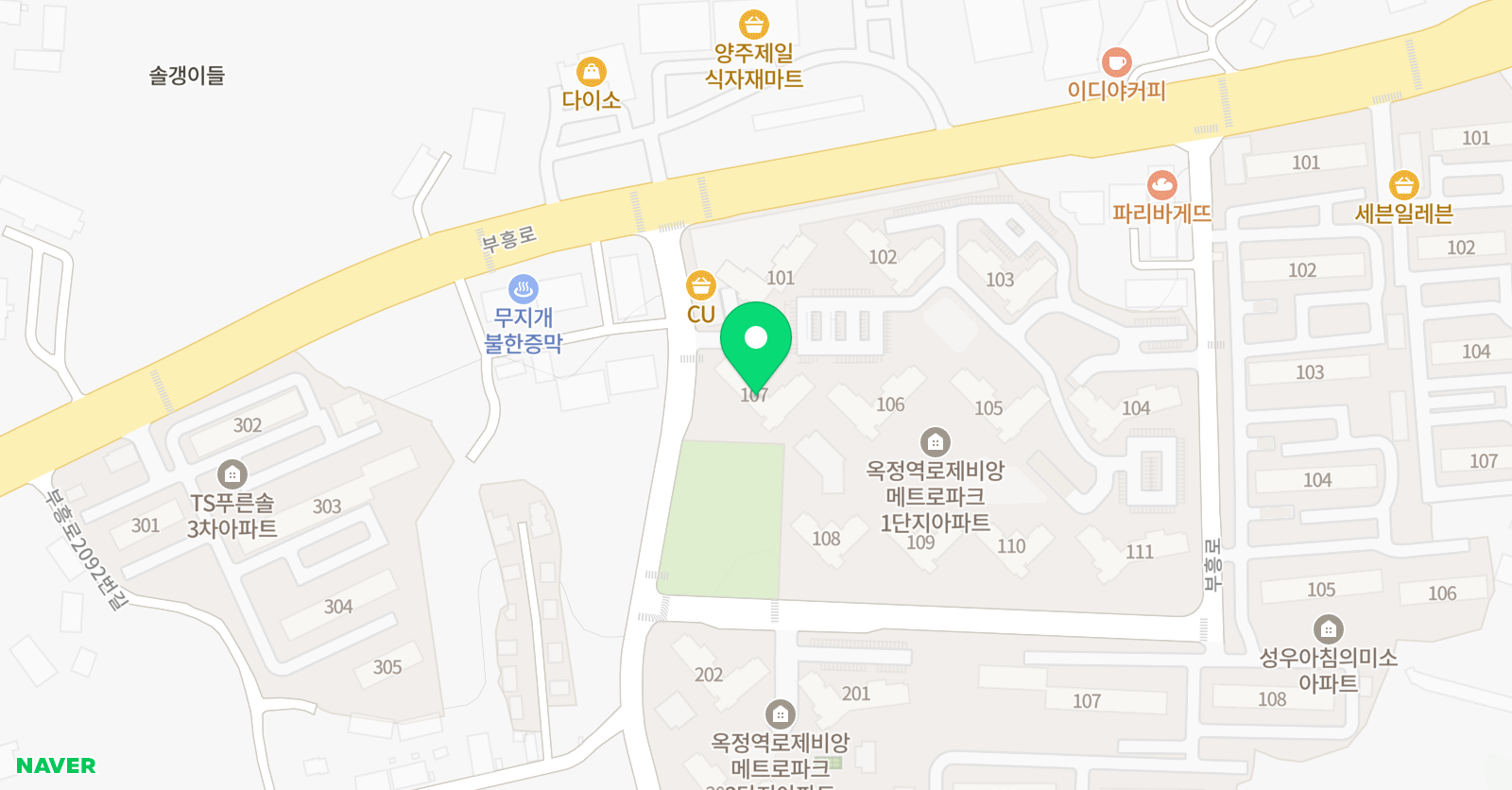 기탄 사고력교실 옥정역 대광로제비앙점 위치