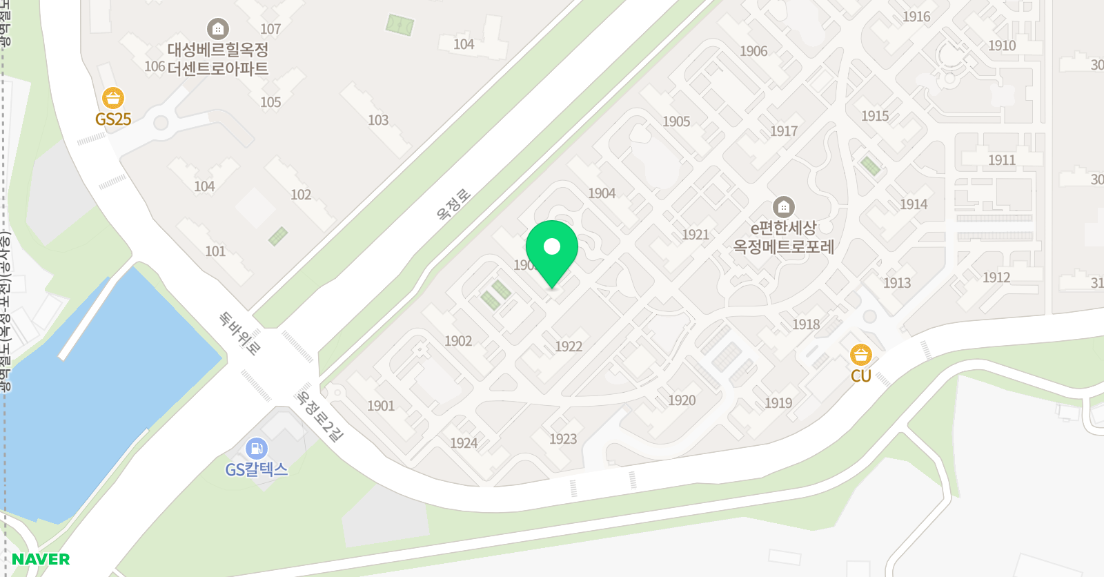 아트앤하트 양주옥정메트로포레점 위치