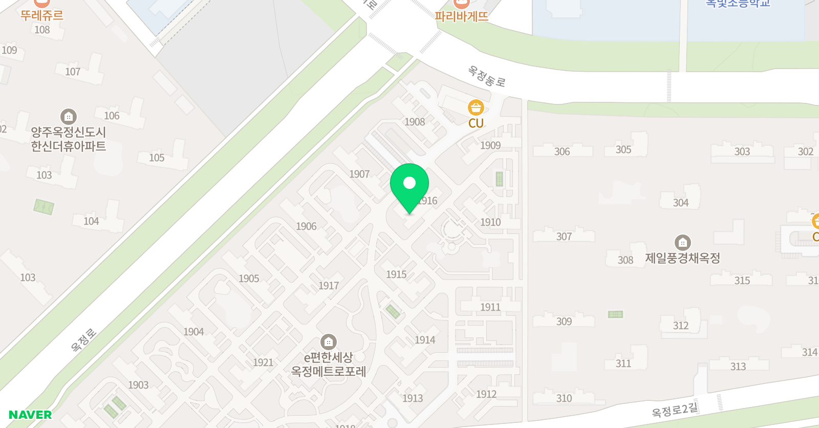 기탄 사고력교실 옥정메트로포레교실 위치