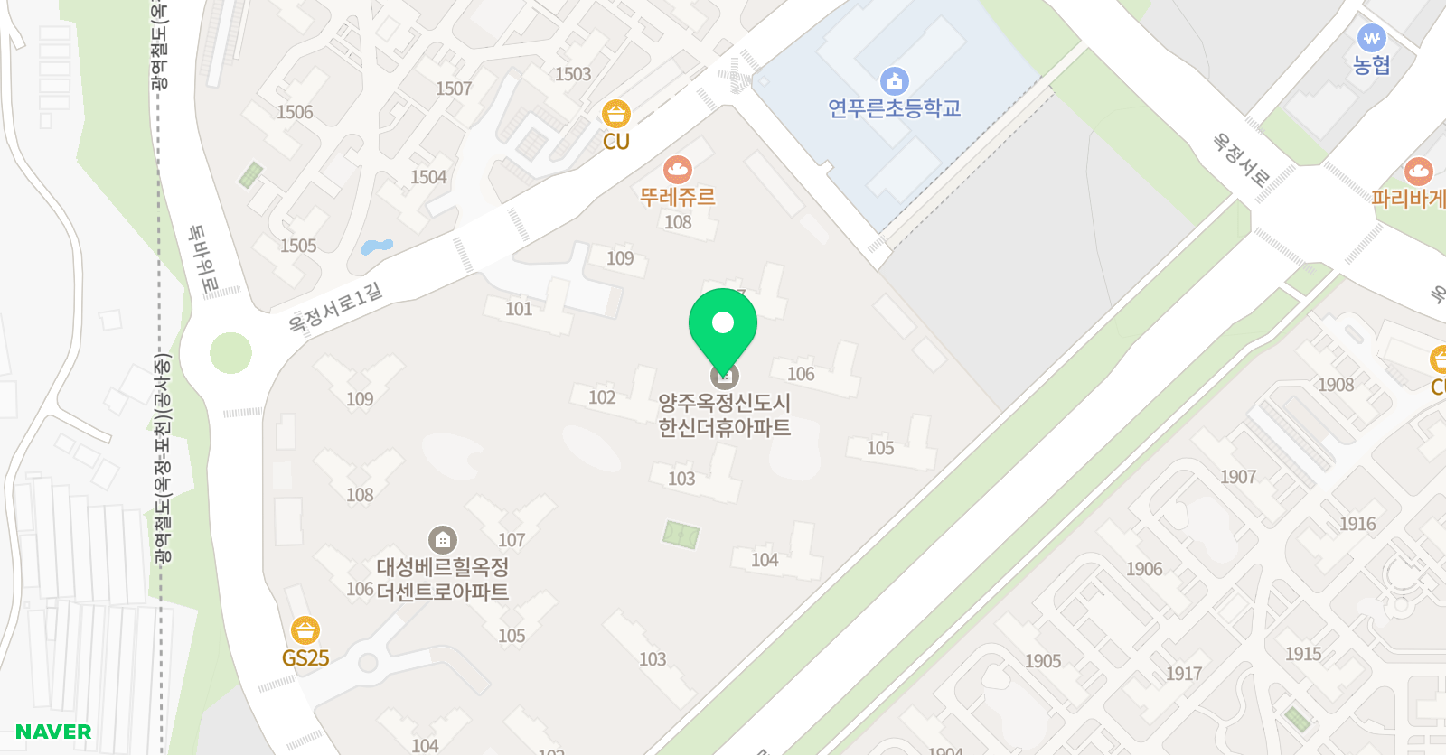 k타이거즈 옥정관 태권도장 위치