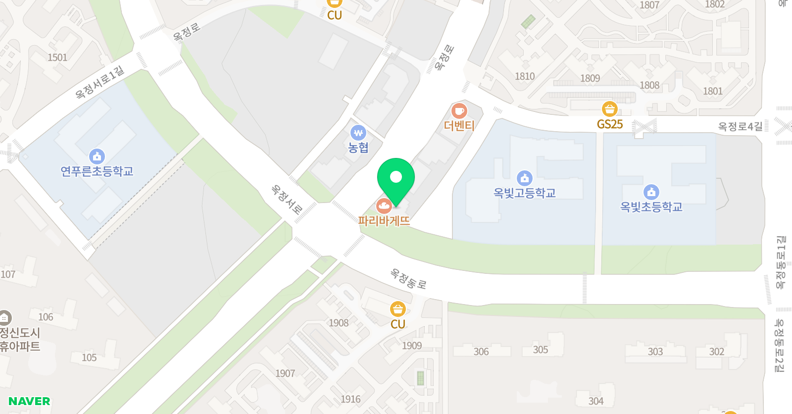 삼성 영어셀레나 옥빛학원 위치