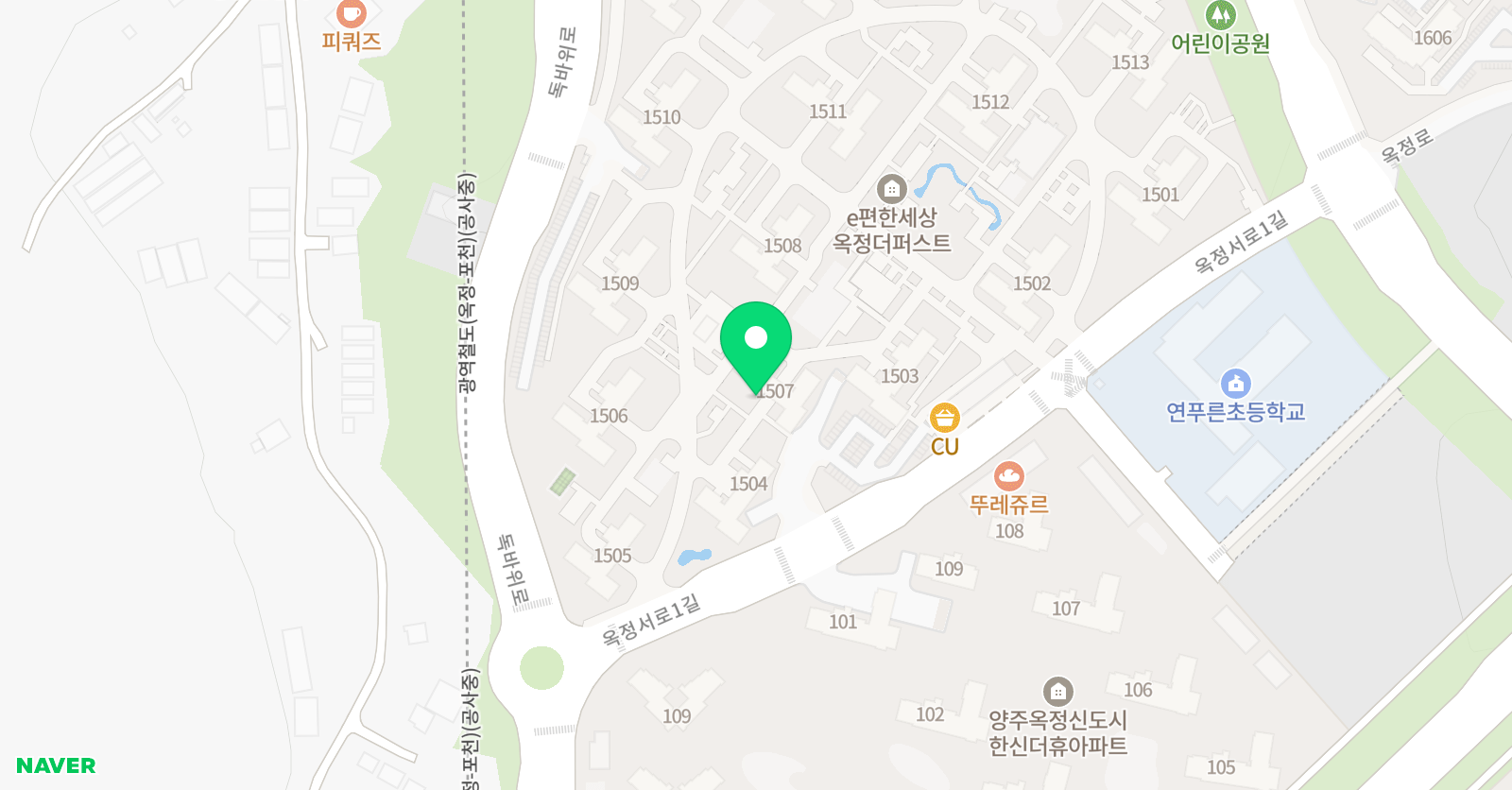 기탄사고력교실 옥정더퍼스트점 위치