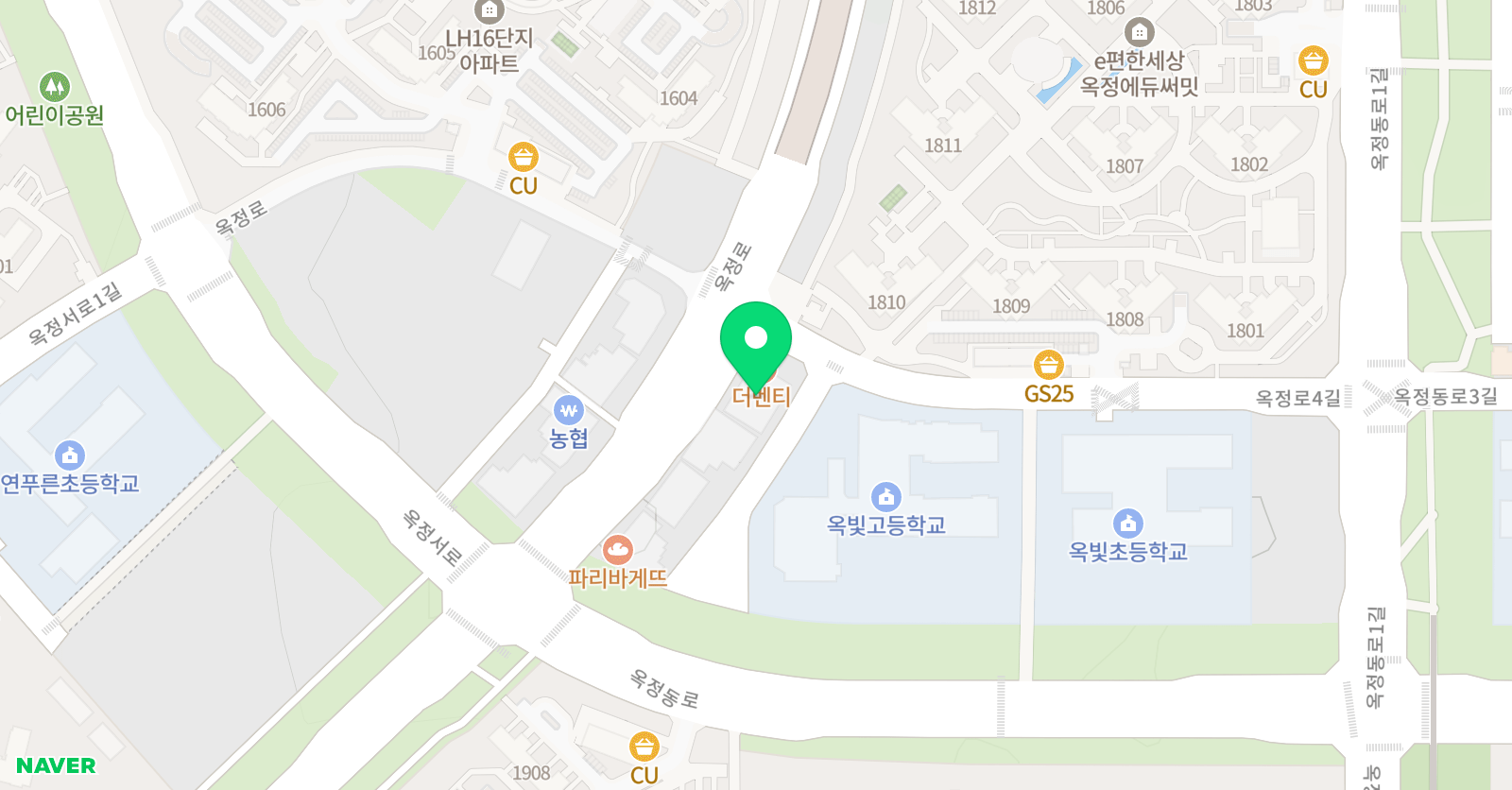 리드인 독서논술 옥빛점 위치