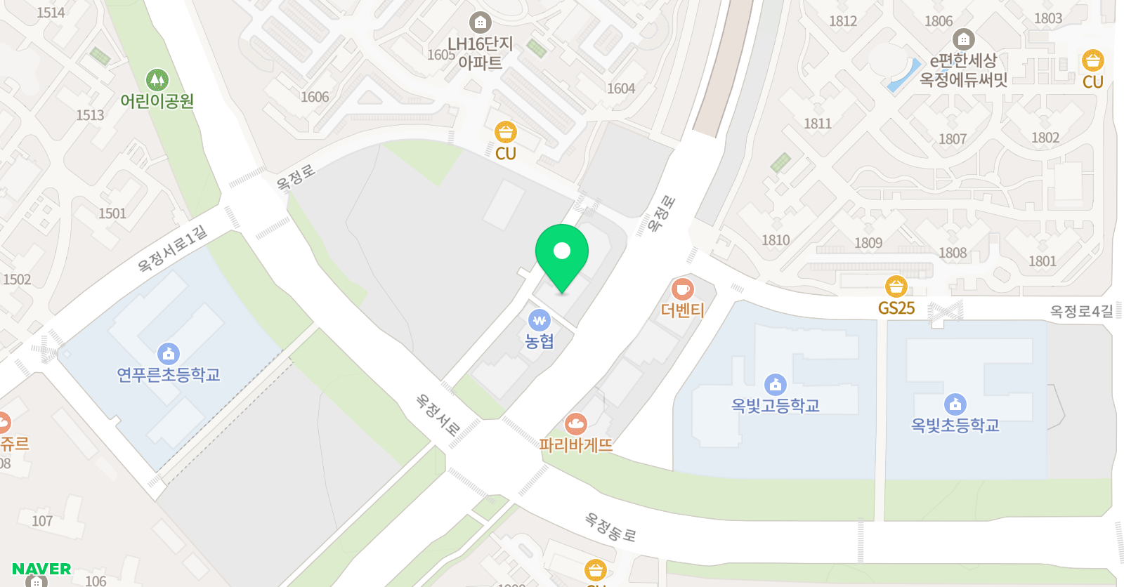 한국체대제이오름 태권도 위치
