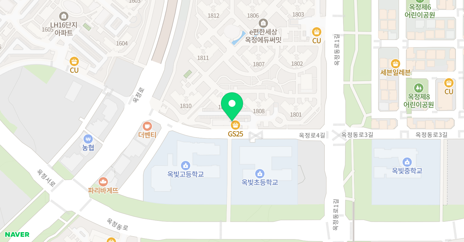 옥빛 태권도장 위치