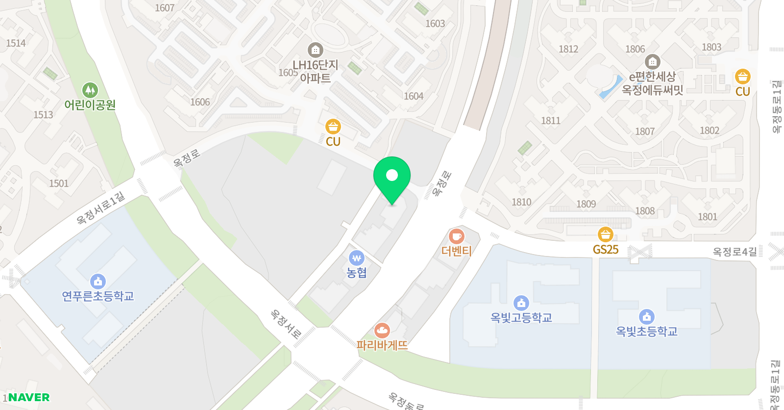 생각하는황소 학원 옥정 위치
