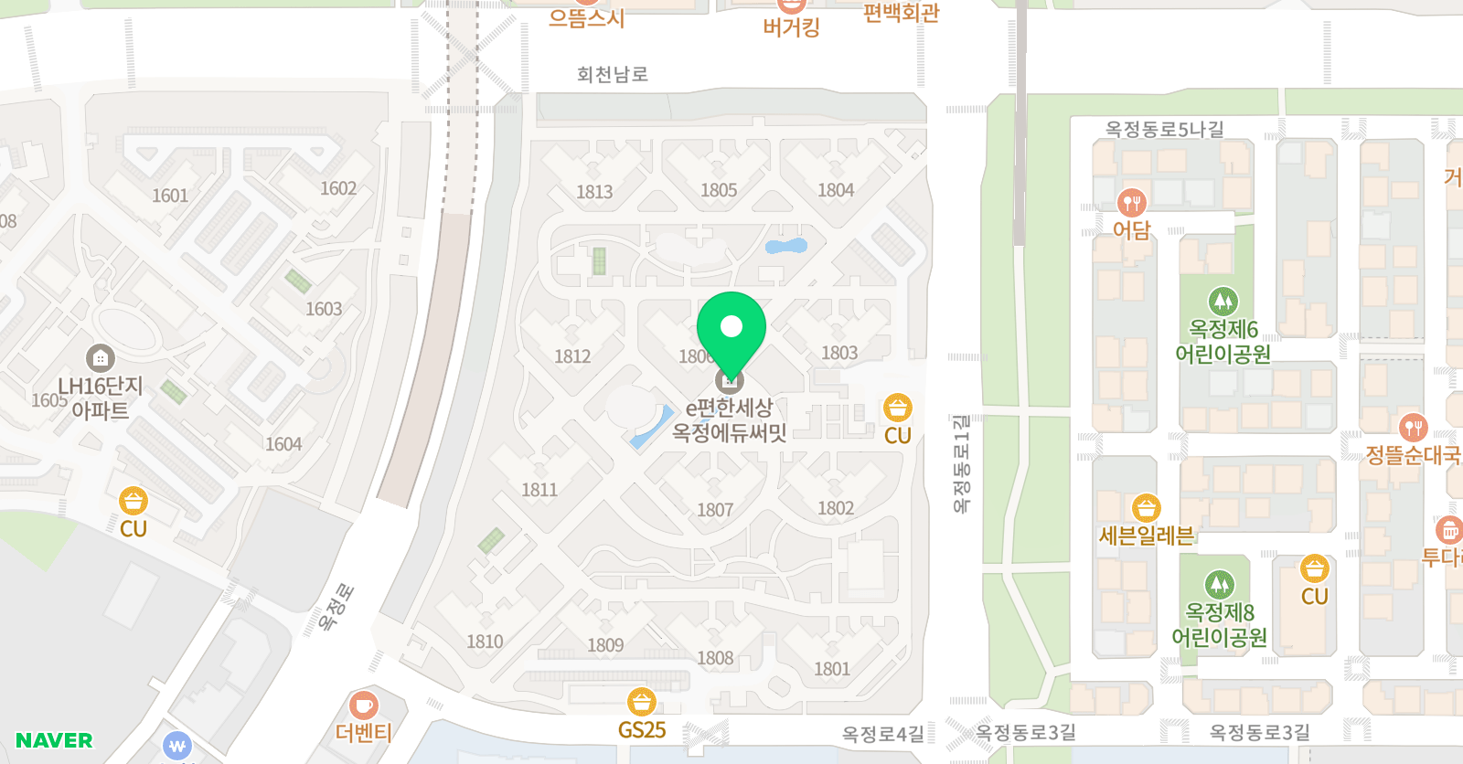 책나무 양주옥빛초점 위치