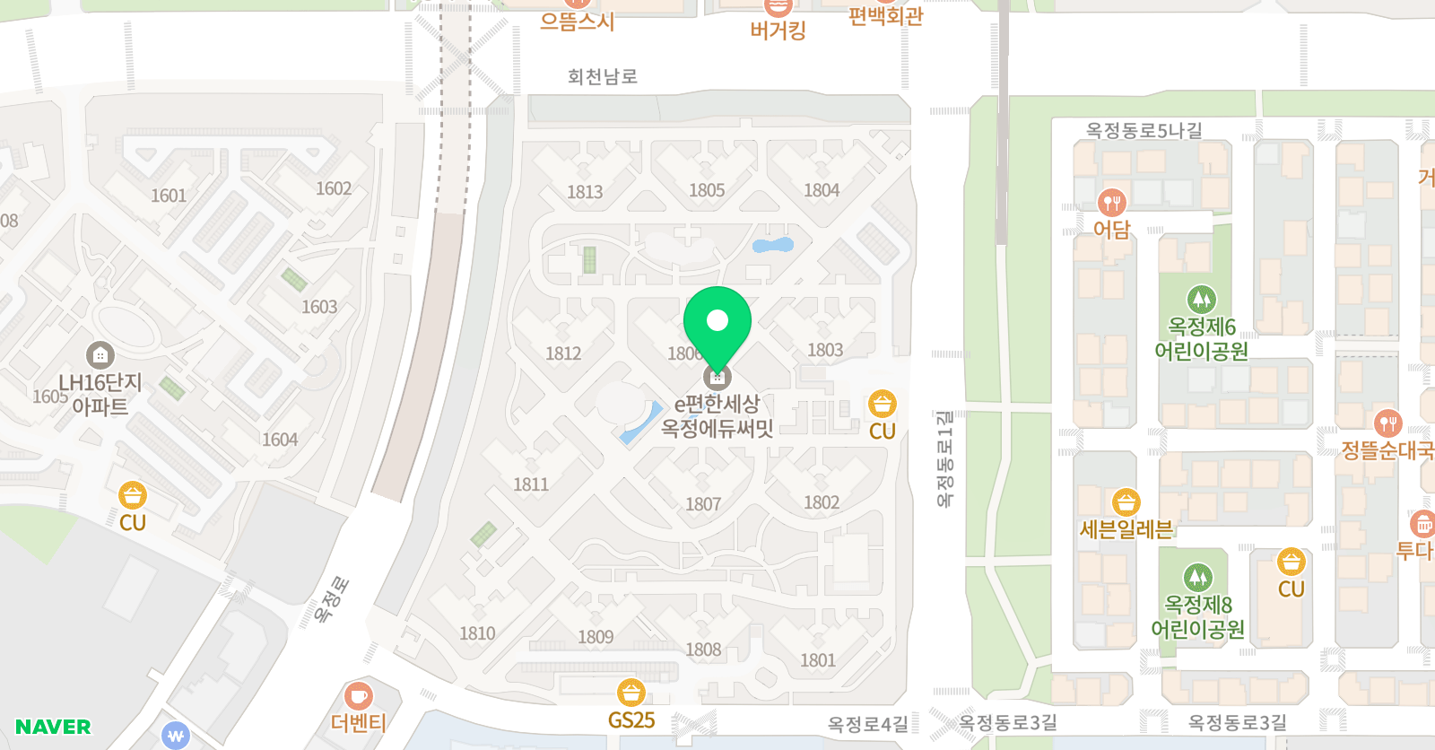 한솔노피곰 옥정에듀써밋점 위치