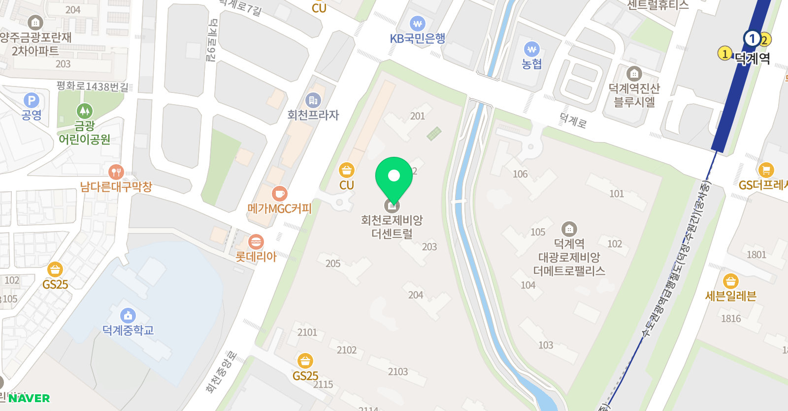 플레이팩토 덕계대광2차교육원 위치