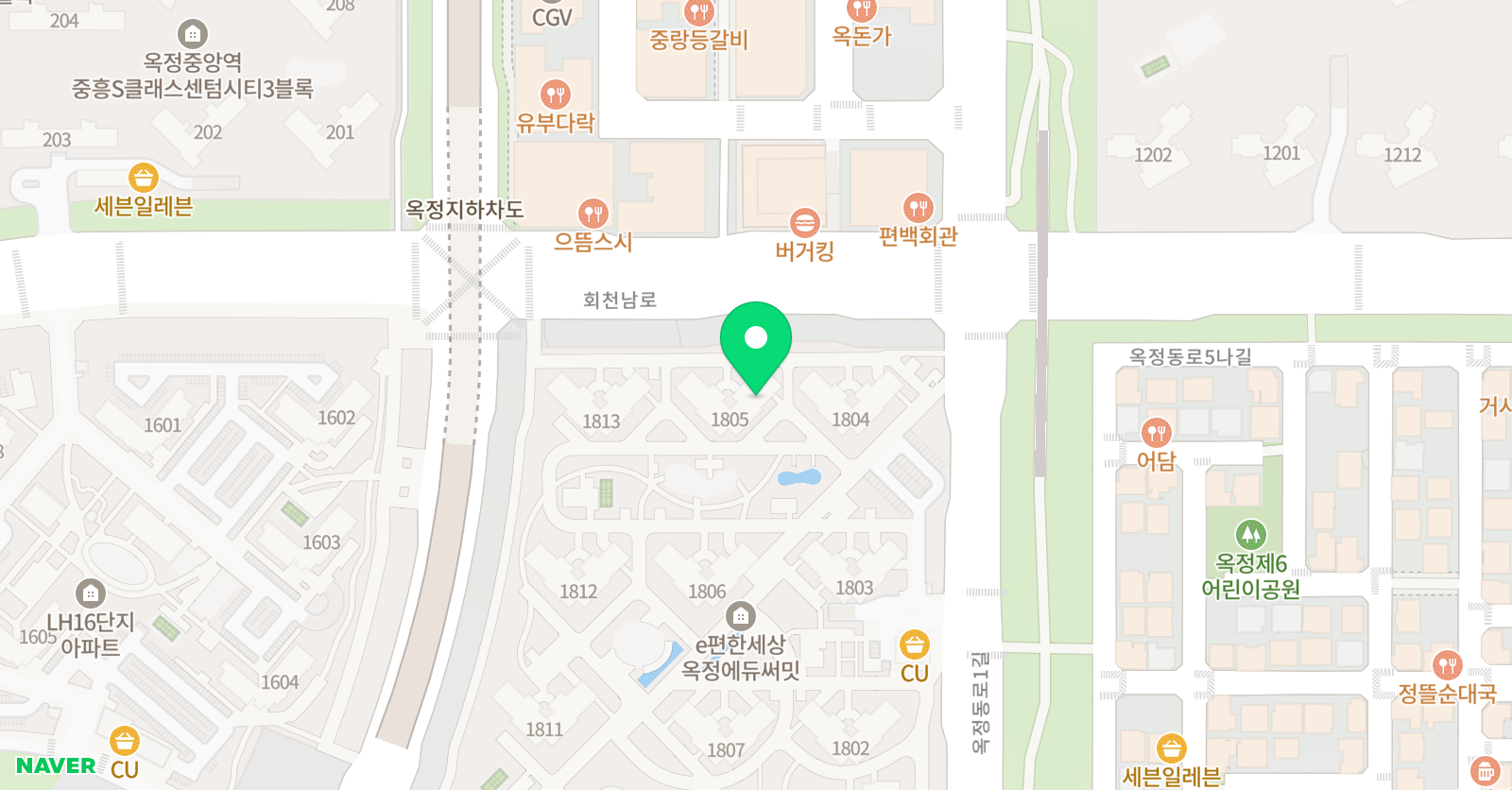 늘샘 공부방 위치