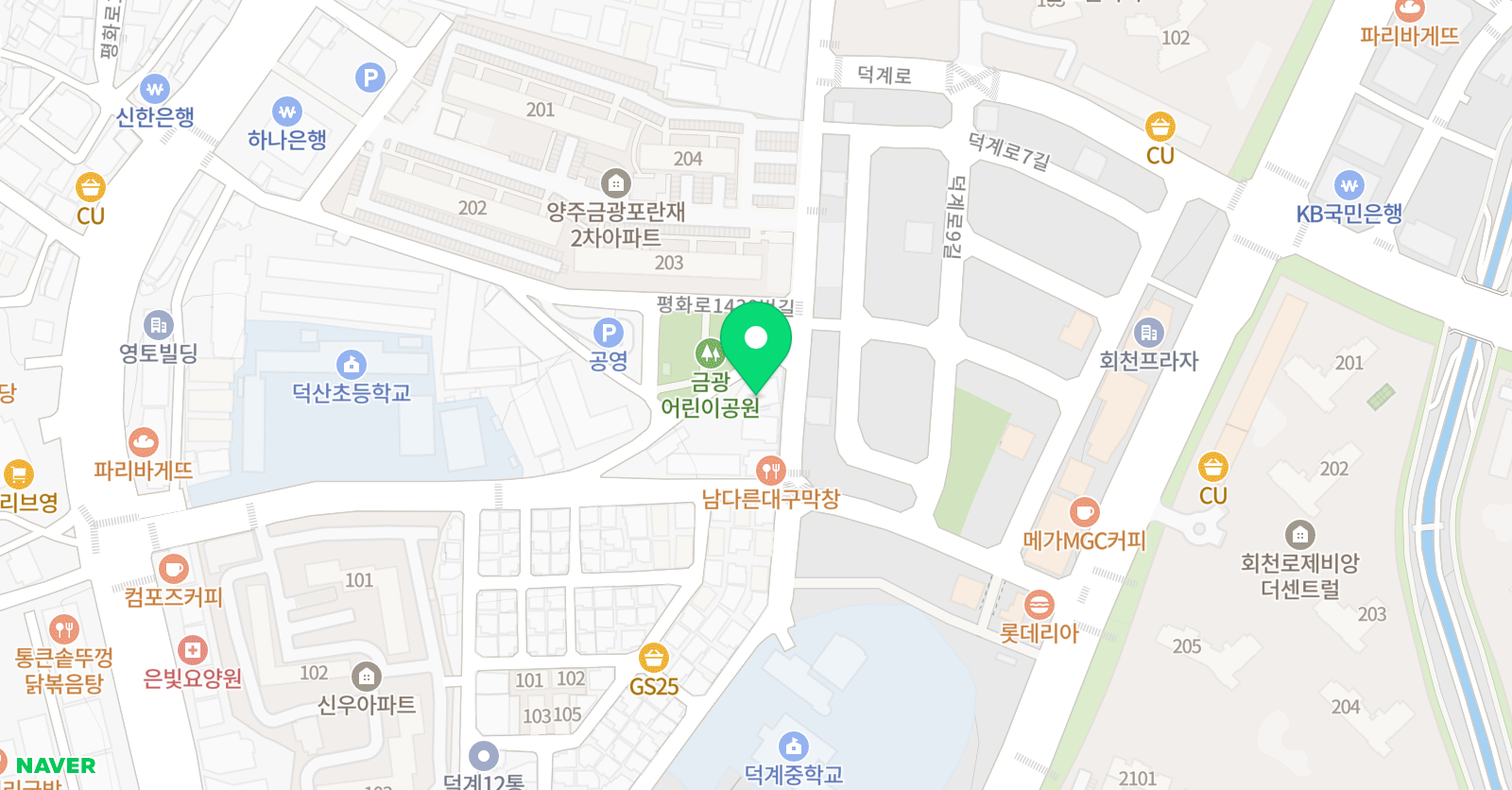 킴스 보습학원 위치