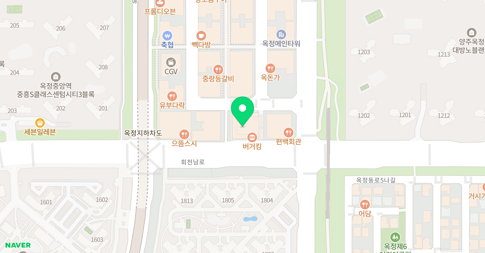 책통클럽 옥정중앙센터 위치