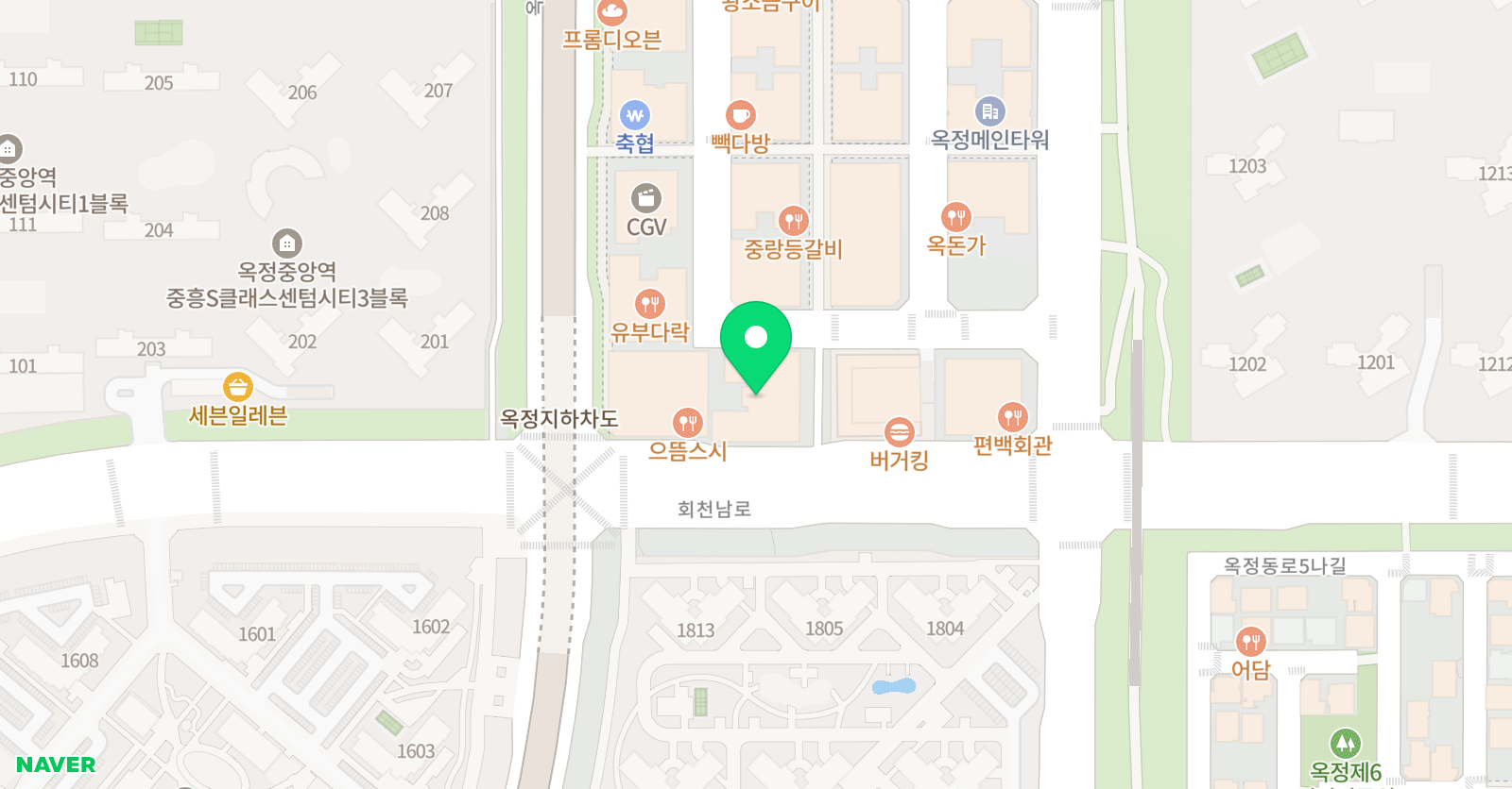 바나바나 옥정점 위치
