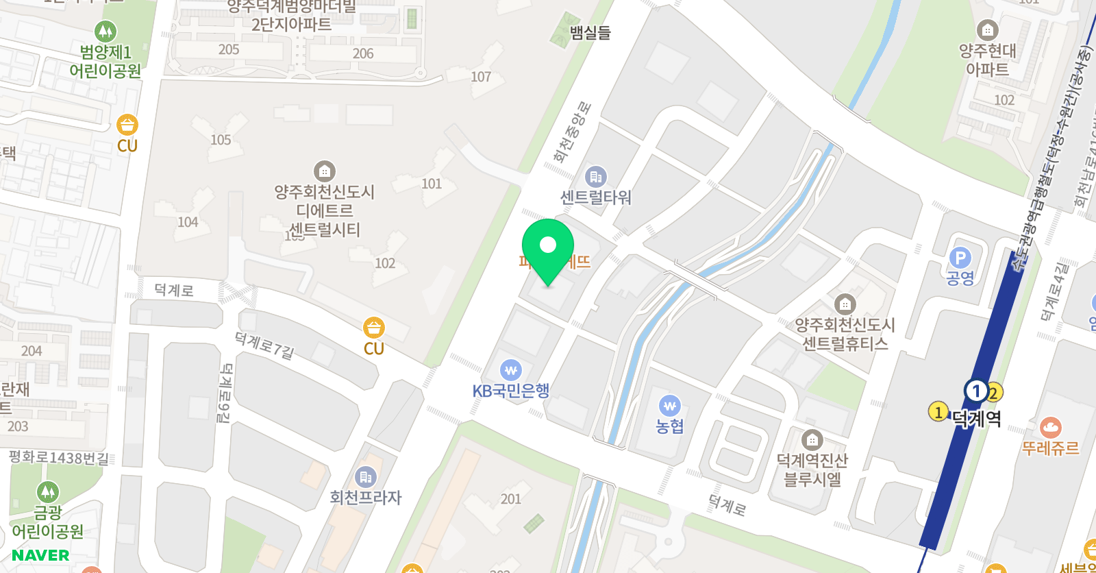 드뮤어발레학원 위치