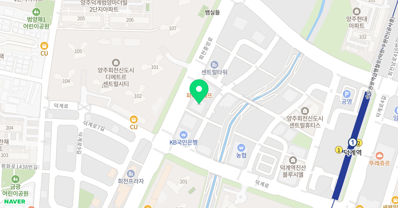 덕계 주짓수 위치