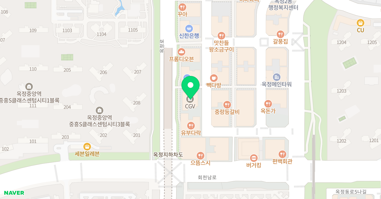 리드인 양주옥정점 위치