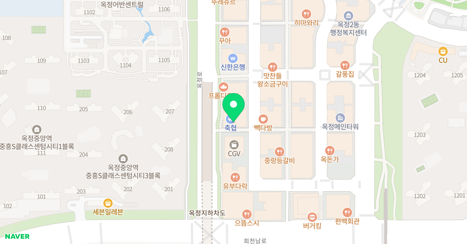3030영어 옥정신도시러닝센터 위치